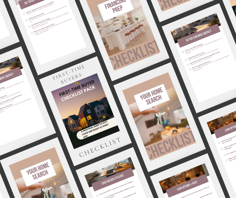 First-Time Buyer Checklist (Canva + Printable PDF)