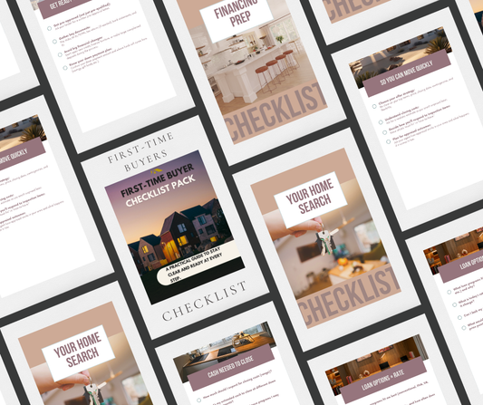 First-Time Buyer Checklist (Canva + Printable PDF)