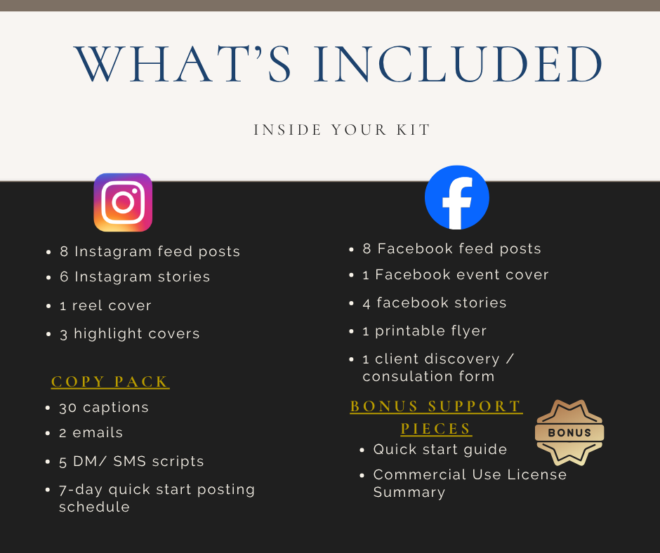 Personal Brand Trust Kit – Canva Marketing Templates for REALTORS