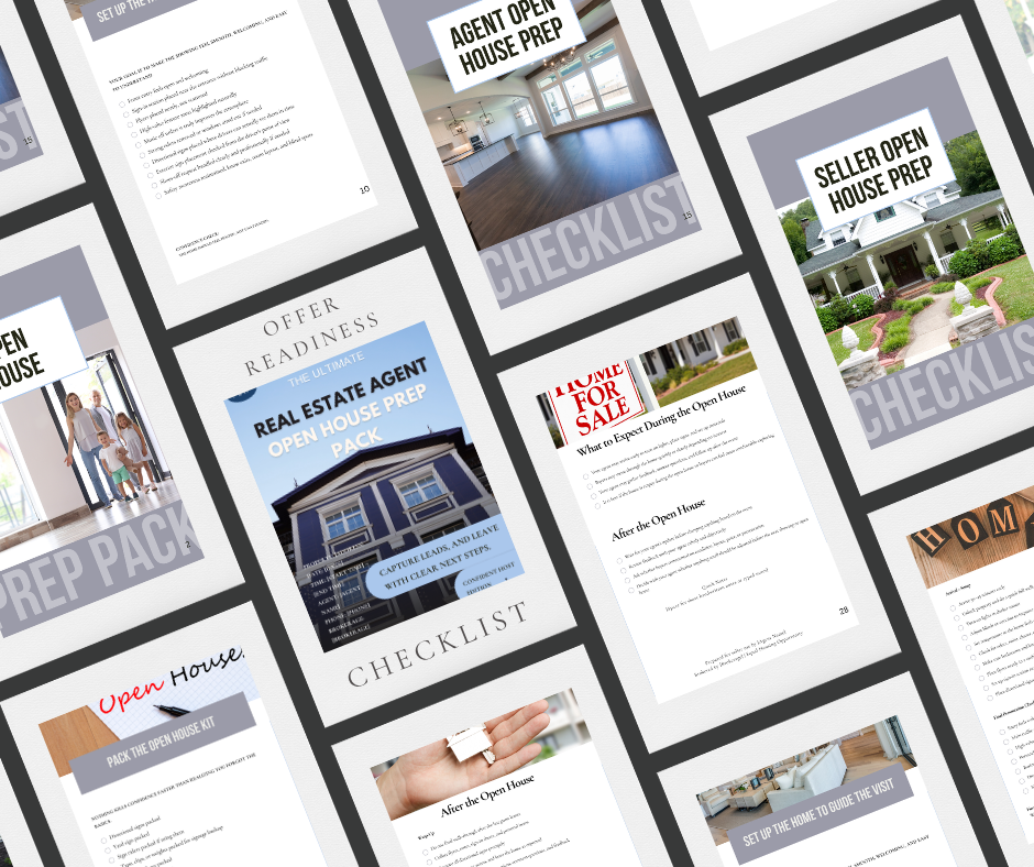 Open House Prep Pack for REALTORS | Editable Canva Checklist